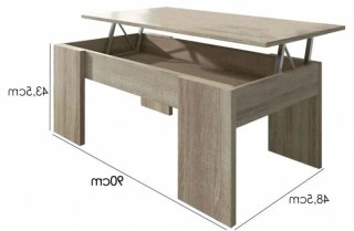 MESA DE CENTRO ELEVABLE