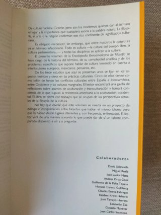 Filosofía de la cultura