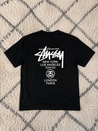Camiseta Stussy Negra Talla M