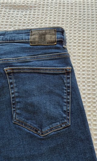 Pantalón ajustado vaquero Mango azul oscuro