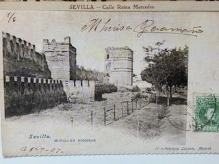 Lotto di 7 cartoline antiche di Siviglia
