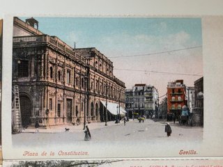 Lotto di 7 cartoline antiche di Siviglia