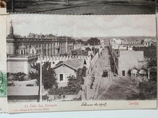 Lotto di 7 cartoline antiche di Siviglia