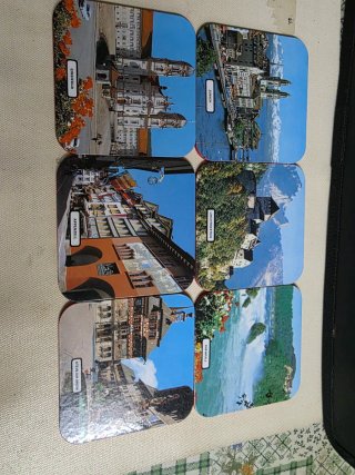 6 posavasos vintage Suiza