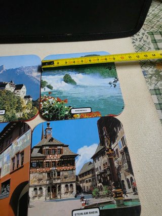 6 posavasos vintage Suiza