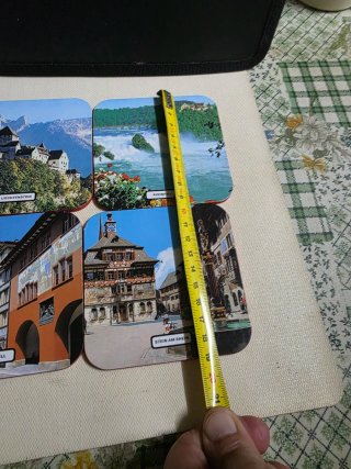 6 posavasos vintage Suiza