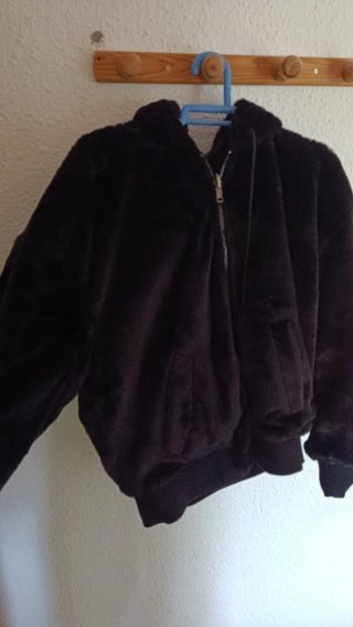 Chaqueta Reversible Zara Negra