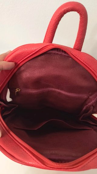 Mochila mujer roja