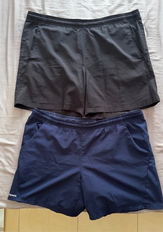 Pantalones de deporte negros y azules