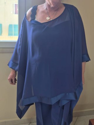 Completo Seta Elegante 3 Pezzi Cerimonia