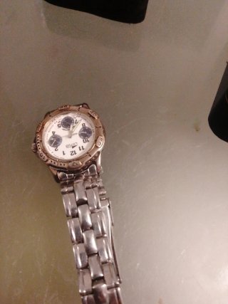 Reloj Lotus Mujer Plata y Blanco