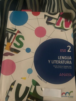 Lengua y literatura, ESO 2: unidades 1 a 4; Vol...