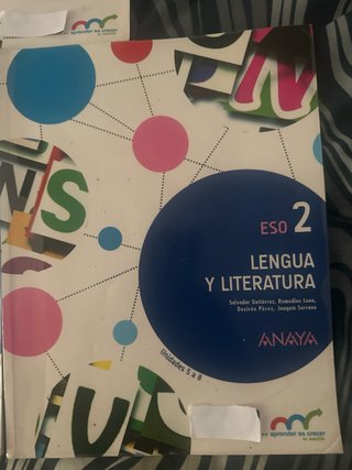 Lengua y literatura, ESO 2: unidades 1 a 4; Vol...