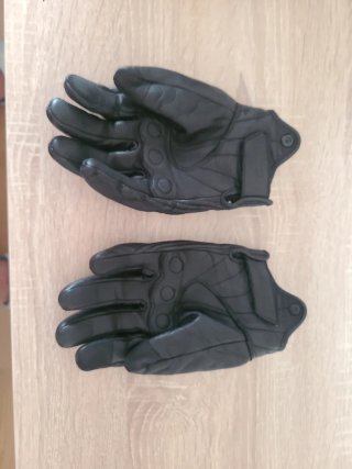 Guantes de moto negros talla S