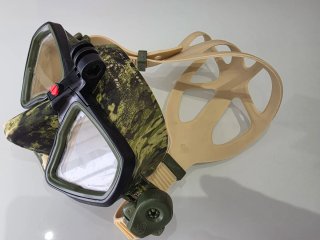 Máscara Gafas Buceo Pesca Apnea Camuflaje