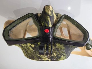 Máscara Gafas Buceo Pesca Apnea Camuflaje