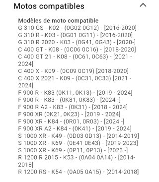 Baúl BMW 30L - maleta topcase cofre moto
