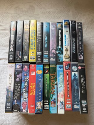 Pack VHS Películas Varias 90s/00s