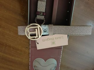 Set Regalo Laura Biagiotti Cintura + Portachiavi