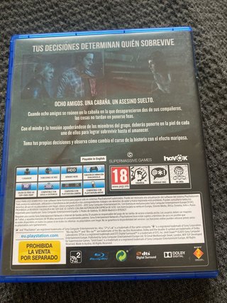 Until Dawn PS4 (PlayStation 4) Juego