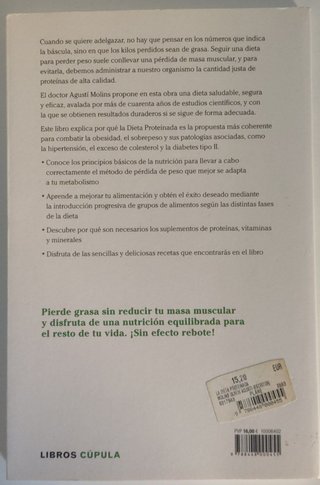 LIBRO LA DIETA PROTEINADA, DR. AGUSTÍ MOLINS I OLM