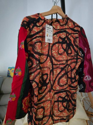 Blusa Desigual Talla XXL Estampado Abstracto