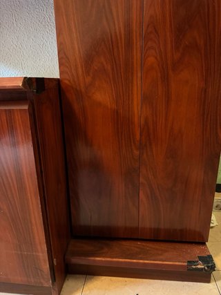 Mueble salón vitrina + vajilla completa