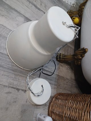 Lámpara colgante Ikea blanca 40 alto x38.5