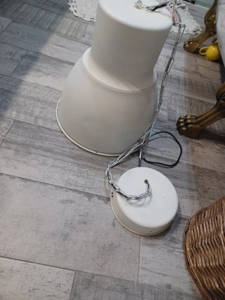 Lámpara colgante Ikea blanca 40 alto x38.5