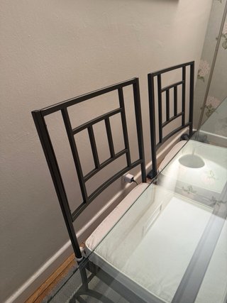 6 Sillas de comedor de Hierro Forjado