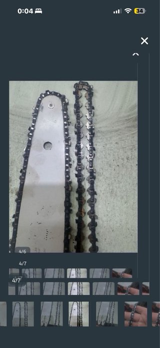 Espada Stihl 25cm + 2 Cadenas 56 Eslabones