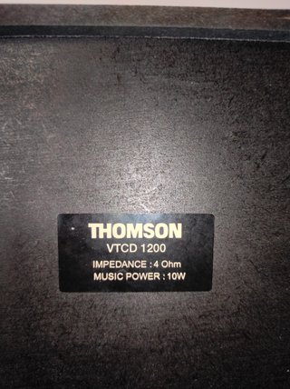 Pareja Altavoces Thomson + 6m Cable