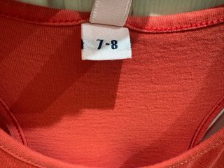 Vestido niña tirantes rojo algodón con estampado