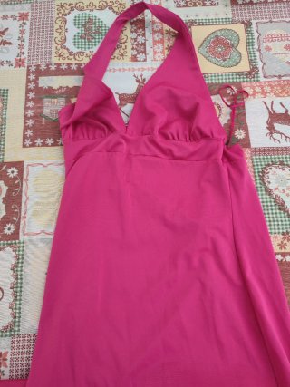 Vestido fiesta fucsia