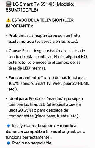 TV LG 55'' Smart TV ver todas las fotos