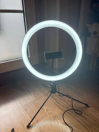 Mini Aro de Luz LED con Trípode