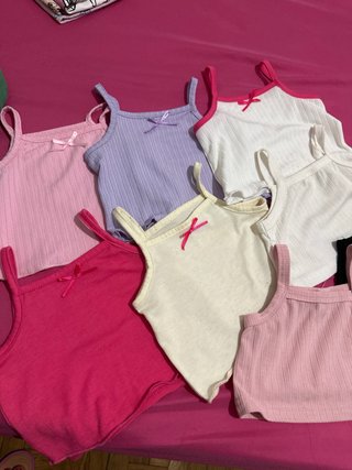Lote 9 Camisetas Tirantes Niña