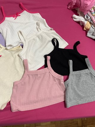 Lote 9 Camisetas Tirantes Niña