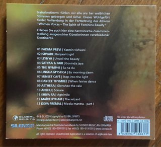 CD Women Voices - The Beauty of Female Sensuality