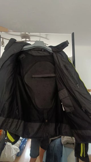 Chaqueta Moto Verano Negra y Amarilla