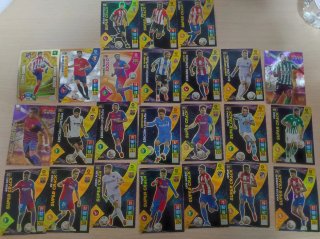 Lote 24 cartas Adrenalyn XL especiales