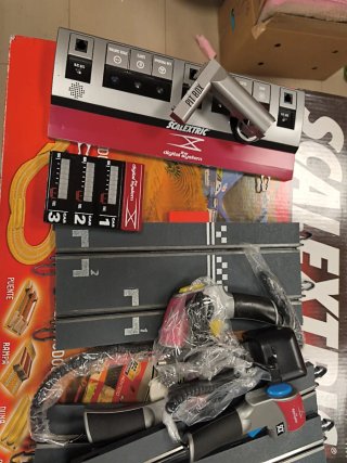 Scalextric Digital System Pit Box Completo