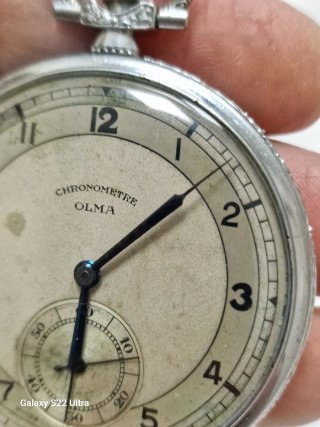 Orologio da tasca Olma Chronomètre vintage