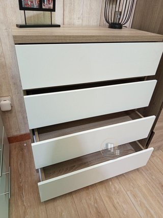 Cómoda de Madera 4 Cajones (Nueva)