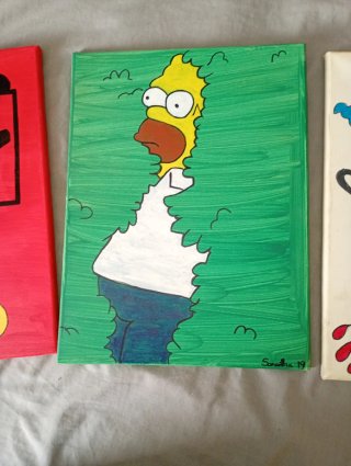 Cuadros de Homer Simpson