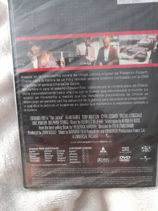 DVD Chacal - Película de Acción