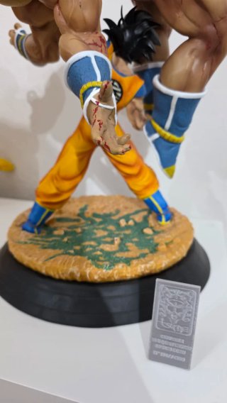 Figura Goku vs Nappa de más de 40 cm Dragon Ball Z