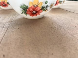 Cuencos Arcopal Flor Anémona - Set de 8
