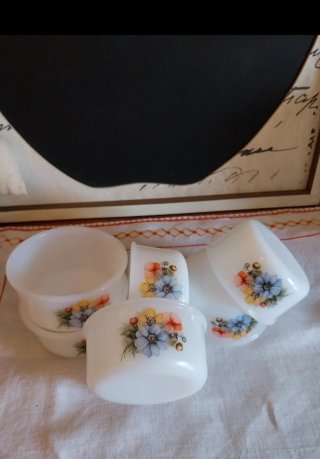 Cuencos Arcopal Flor Anémona - Set de 8