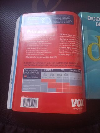 Diccionario primaria lengua espanola